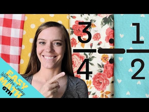 DIVIDE FRACTIONS [Number Lines and Strategies] 6th Grade Math