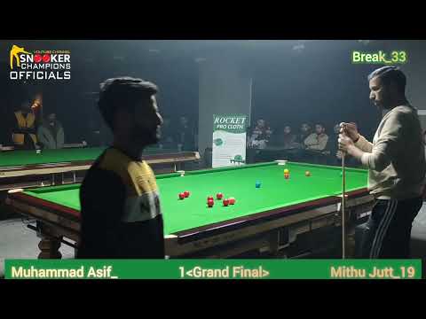 Snooker Show Time | Muhammad Asif Vs Mithu Jutt | Historical Snooker Match | Century in The Final 👑💯