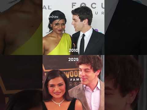 Mindy Kaling and B.J. Novak over the years #celebrity #shorts