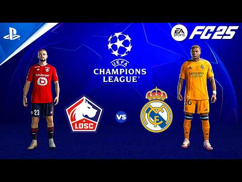 FC 25 | Lille vs Real Madrid - UEFA Champions League 24/25 | 4K