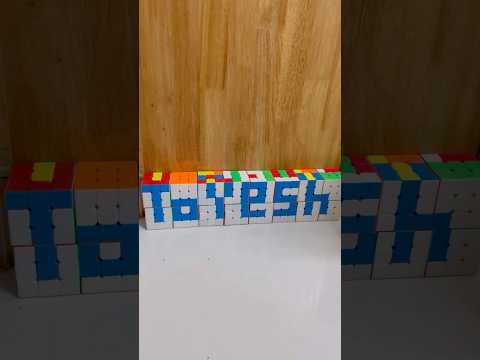 Toyesh name cube music art #cuber #cube