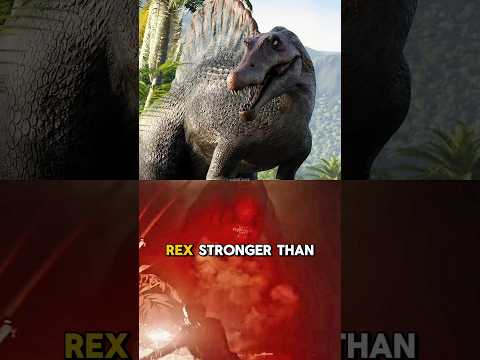 Is The Mutant D-Rex Stronger Than Spinosaurus? #jurassicworldrebirth #jurassicworld