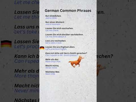 German Common Expressions Part 8 #LearnGerman