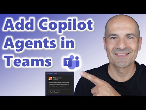 How to add Copilot Agents in Teams