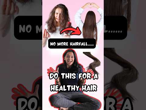 Dear Ladies, Say Goodbye to Hair Fall with This One Simple Yoga Pose🌸 #HairCare #HealthyHair