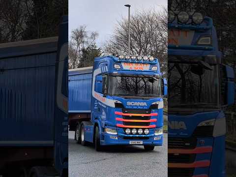 Iain Watt & Sons Scania #truck at Lymm #shortvideo #shorts #youtubeshorts