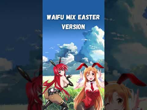 WAIFU MIX EASTER VERSION | HARE HARE YA EDIT | #Shorts