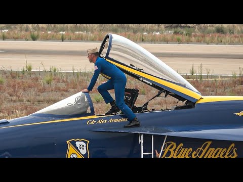 BLUE ANGELS DEMO PLUS PRE FLIGHT AT AMERICA'S AIR SHOW 2023