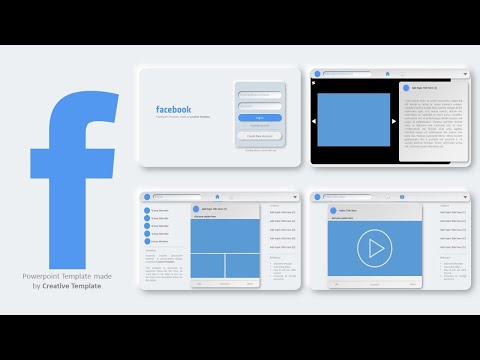 Facebook Inspired Powerpoint | Aesthetic PowerPoint Presentation | TUTORIAL PART 1