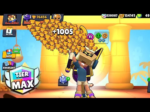 FINX MAX TIER to 1000 TROPHIES🏆 RANK 50🔥 BRAWL STARS NEW UPDATE🔥