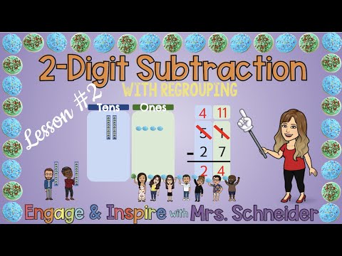 2 Digit Subtraction With Regrouping Lesson #2