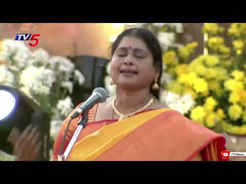 Srinivasa Tiru Venkata Live Performance | Sri Venkateshwara Swamy Kalyanam | Amaravati | TV5 News