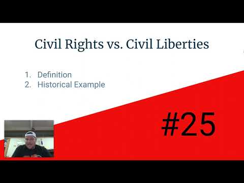 EOC Review: Civil Rights v. Civil Liberties