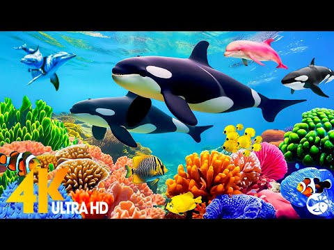 [NEW] 11HR Stunning 4K Underwater footage - Rare & Colorful Sea Life Video-Relaxing Sleep Music