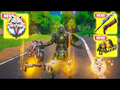 DOOM vs NEW MEDALLIONS & MYTHIC WEAPONS ( NEW! FORTNITE CHAPTER 6 SEASON 2 )