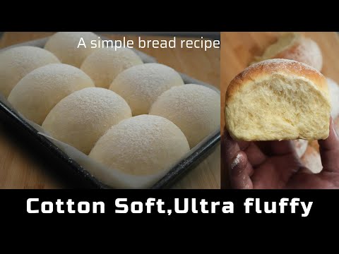 Never seen such cotton soft fluffy bread/No need to buy bread anymore/With Sub-title.