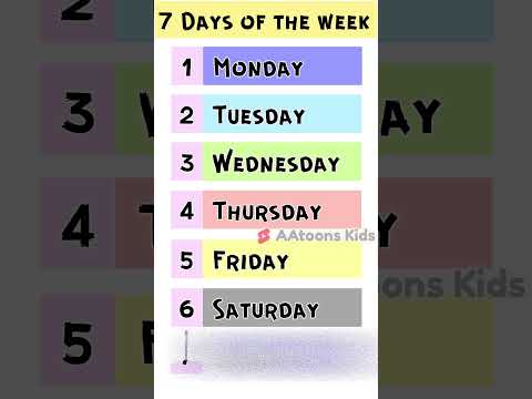 7 Days of the Week