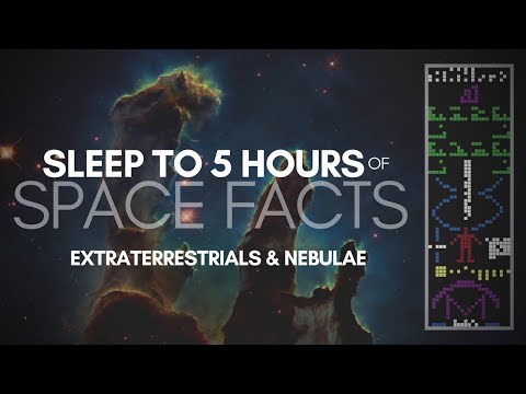 1000 Space Facts Pt. 2 (Extraterrestrials & Nebulae) | ASMR, whisper, 5 HOURS, Binaural