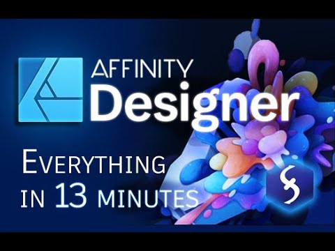 Affinity Designer - Tutorial for Beginners in 13 MINUTES!  [ FULL GUIDE ]