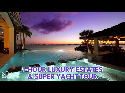 1-HOUR LUXURY TOUR: The Most Luxurious Homes, Massive Estates, & Super Yachts In 4K