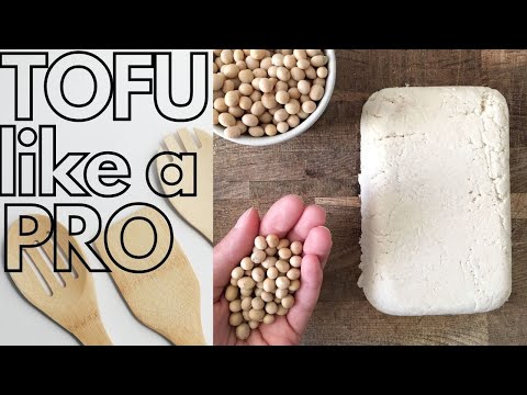 How I make tofu from scratch | simple zero waste recipe | Frugal eco-minimalism