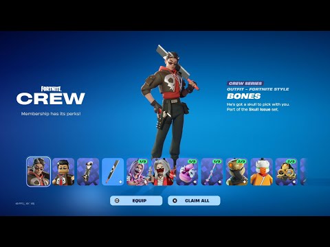 BONES FORTNITE CREW! GOLD REVOLVER CAR BUNDLE! HNY WHEELS! TWISTA WHEELS!