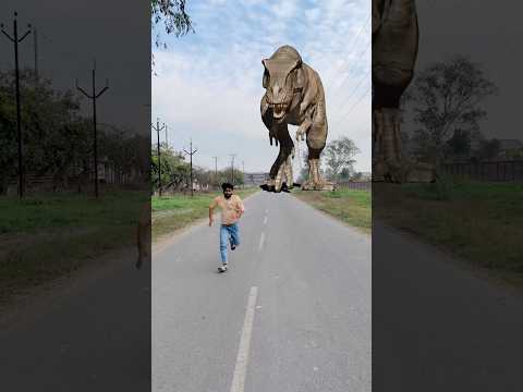 Jurassic World mai fash gaya #comedy #funnyvideo #youtubeshorts #shorts #shortsfeed