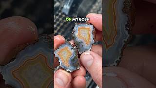 Phenomenal agate cut & revealed!