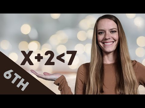 INEQUALITIES [Model and Solve] 6th Grade Math