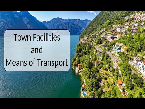 Town Facilities and Means of Transport - Learn English Vocabulary