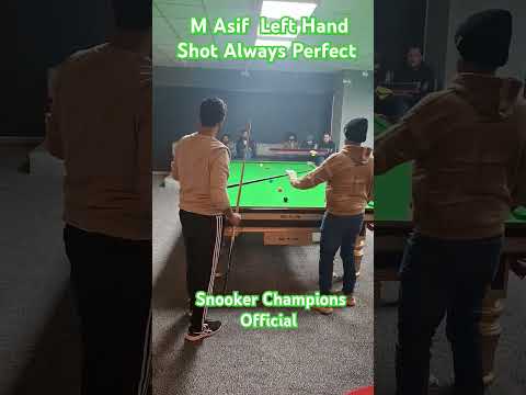 Muhammed Asif Left Hand Shot Always Perfect 👌 | Best Snooker Shots #snooker #muhammadasif #perfect