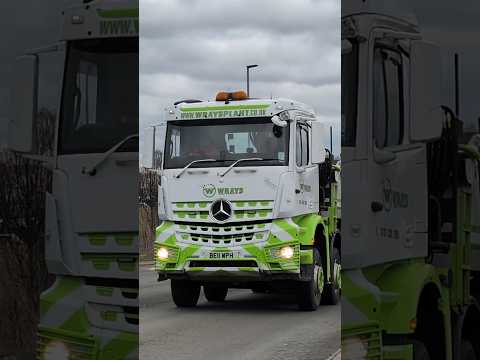 Wrays Plant Mercedes #tipper #truck at Trafford Park #shortvideo #shorts #youtubeshorts