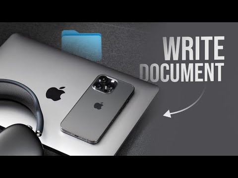 How to Write a Document on Macbook (tutorial)