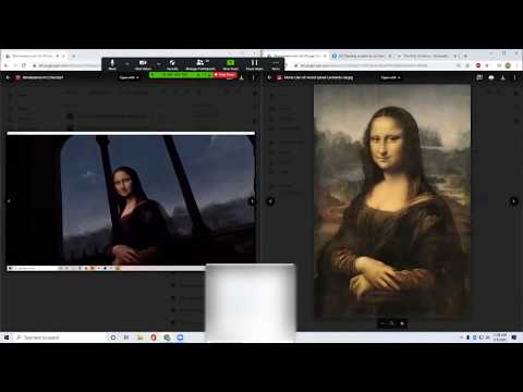 Clips from my VR Renaissance Art lesson (Art Plunge)