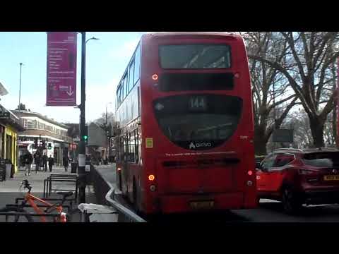 Enviro 400 Arriva London T275 LJ61LHV Route 144 Heading for Hornsey Outside at Turnpike Lane Station