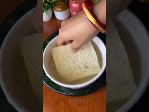 CRISPY BREAD ROLL RECIPE #veer #food #shortsvideo #shorts