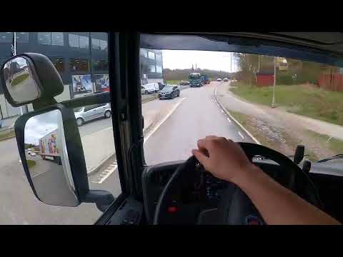 Scania G490 & Trailer drive to Eskilstuna! 🔴Livestream commentary + Rock music!