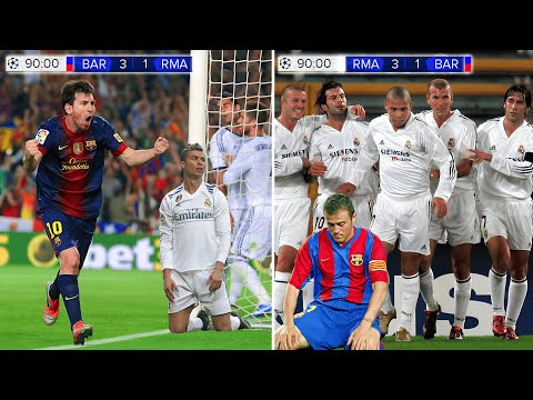 The Last Time Real Madrid And Barcelona Met In The Champions League