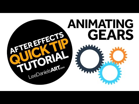 After Effects Tutorial | QUICK TIP | Animating Gears