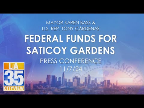 Federal Funds for Saticoy Gardens Press Conference 11/7/24