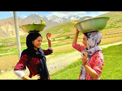 Afghan lifestyles | Life and cooking style of village Afghan girls