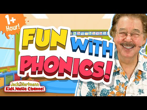 Fun With Phonics! | Over One Hour of Fun Phonics Songs for Kids! | Jack Hartmann