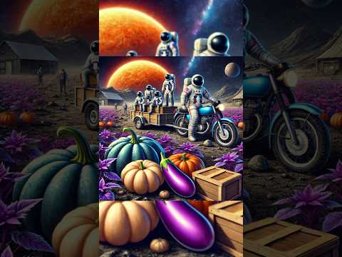 Farming on the Moon A Vision of Future Space Colonies Astronauts Growing Food🍲 Agriculture #yt #moon