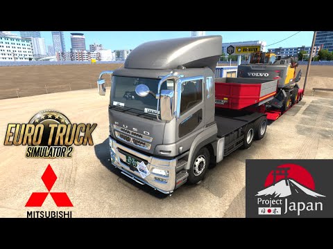 [ETS2 v1.43] Project Japan 🇯🇵 v 1.0.5 + Mitsubishi Fuso Super Great | Euro Truck Simulator 2 Hindi