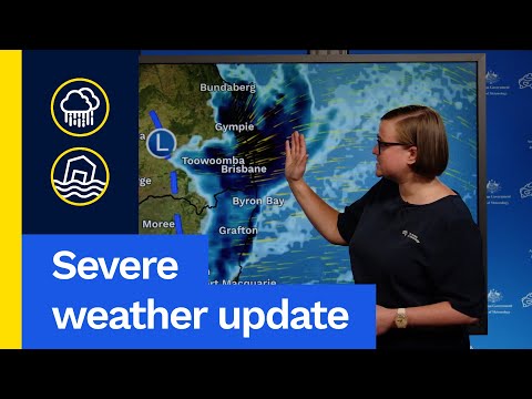 Severe Weather Update 8 March 2025: Ex-Tropical Cyclone Alfred Saturday afternoon update