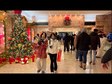 🎁 CHRISTMAS AT TRUMP TOWER NYC 🎄New York Christmas 2024 🎅