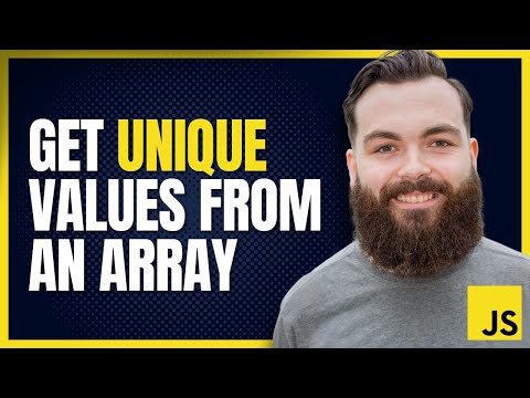 3 Simple Ways to Get Unique Values From an Array | JavaScript Tips