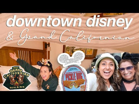 DISNEYLAND VLOG | downtown disney & staying at the Grand Californian Hotel