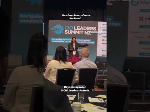 Manvi was keynote speaker at CIO Leaders Summit