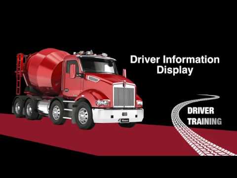 Kenworth T360 Driver Information Display